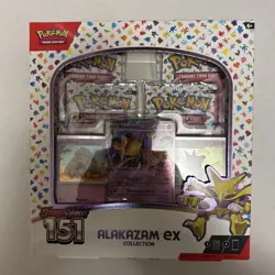 Pokemon TCG Scarlet & Violet 151 Alakazam EX Collection Box Sealed New - Image 1