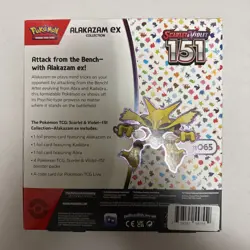 Pokemon TCG Scarlet & Violet 151 Alakazam EX Collection Box Sealed New - Image 2