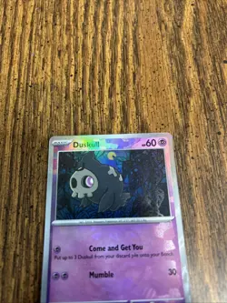 2025 Pokemon Prismatic Evolutions Duskull (Master Ball) 035/131 NM - Image 2