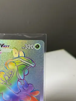 Pokemon Battle Styles FLAPPLE VMAX Rainbow Secret Rare Full Art 164/163 - Image 3