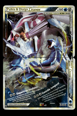 Carte Pokemon Triomphe - Palkia & Dialga Legende 101/102 + 102/102 FR - Image 1