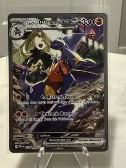 Pokemon TCG Destined Rivals Cynthia's Garchomp EX 232/182 SIR - Image 1