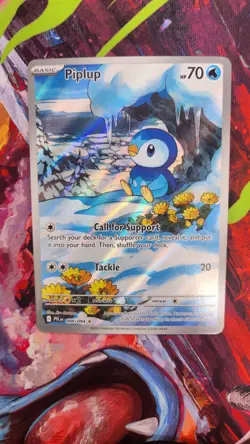 Pokemon Piplup 98/94 Illustration Rare Holo Phantasmal Flames CONDITION 10/10 - Image 1