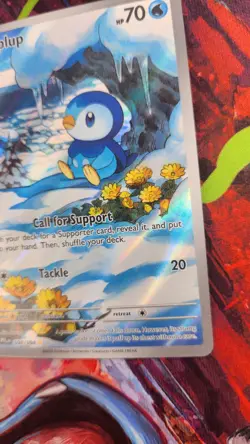 Pokemon Piplup 98/94 Illustration Rare Holo Phantasmal Flames CONDITION 10/10 - Image 4