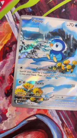 Pokemon Piplup 98/94 Illustration Rare Holo Phantasmal Flames CONDITION 10/10 - Image 5