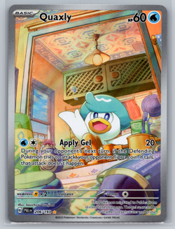 Quaxly 206/193 SV02 PAL EN Paldea Evolved Scarlet & Violet Pokemon | NM - Image 1