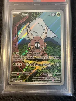 Pokemon Pinsir Twilight Masquerade Illustration Rare #168 PSA 10 English - Image 4