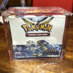 Pokemon TCG sliver Tempest Booster Box W/ Acrylic case - Image 1