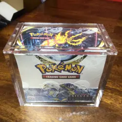 Pokemon TCG sliver Tempest Booster Box W/ Acrylic case - Image 2