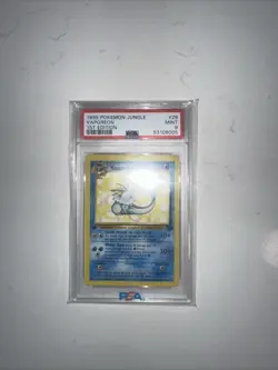 Vaporeon 1999 Pokemon Jungle 1st Edition Non Holo Psa 9 - Image 1