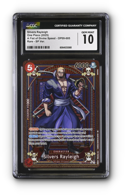 ONE PIECE Silvers Rayleigh (SP) OP09-005 A Fist of Divine Speed Foil - CGC 10 - Image 1