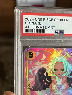 One Piece S-Snake Parallel OP08-112 Foil PSA 10 Boa - Image 4