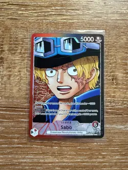 Sabo (004) (Alternate Art) OP13-004 Carrying On His Will One Piece Foil NM - Image 1