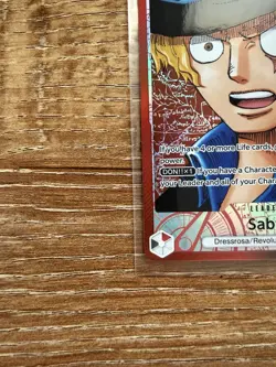 Sabo (004) (Alternate Art) OP13-004 Carrying On His Will One Piece Foil NM - Image 4