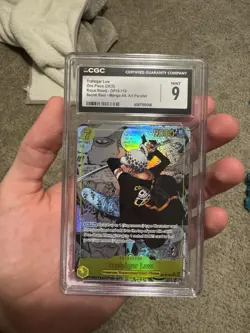 Bandai Trafalgar Law OP10-119 Manga Alt Art Holo Secret Rare CGC 9 2025 - Image 1