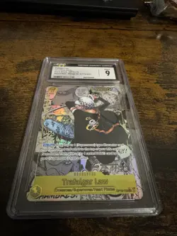 Bandai Trafalgar Law OP10-119 Manga Alt Art Holo Secret Rare CGC 9 2025 - Image 2