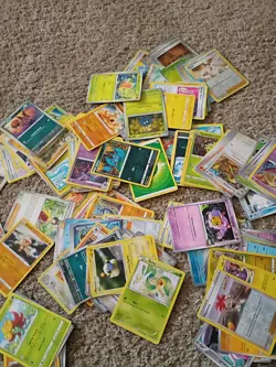 MYSTERY ASSORTMENT OF POKEMON CARDS: 1 SLEVED HOLO INCLUDED!! KONRADE KARDS - Image 3