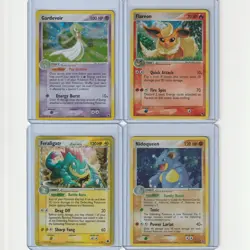 4 Pokemon Cards Bundle | Gardevoir, Flareon, Nidoqueen, Feraligatr | - Image 1