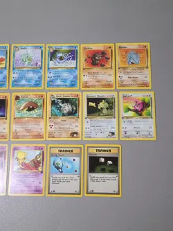 Pokemon 1st Edition Lot Of 19 Cards Common And Uncommon - Fossil, Jungle, Rocket - Image 3