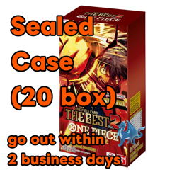 ONE PIECE CARD The best vol.2 SEALED CASE 20 BOX PRB-02 Fedex TCG - Image 1