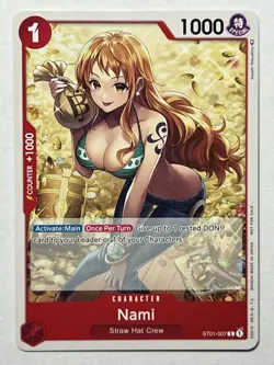 Nami ST01-007 Tournament Pack Vol. 3 Pre-Release Promotion Card - Image 2