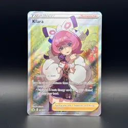 Pokemon TCG Klara Full Art Holo Card 194/198 Sword & Shield Chilling Reign - Image 1