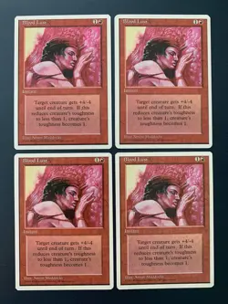 MtG | 4x Blood Lust | Fourth Edition | Magic the Gathering | *Kult - Image 1