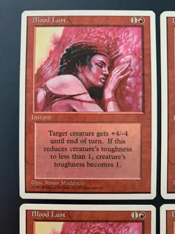 MtG | 4x Blood Lust | Fourth Edition | Magic the Gathering | *Kult - Image 2