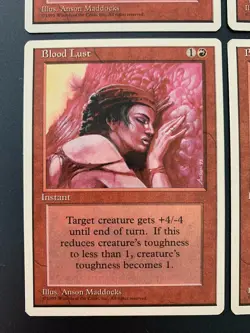 MtG | 4x Blood Lust | Fourth Edition | Magic the Gathering | *Kult - Image 4