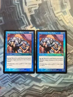 MTG 2X Foil Waterfront Bouncer EX/LP- Mercadian Masques - Image 2