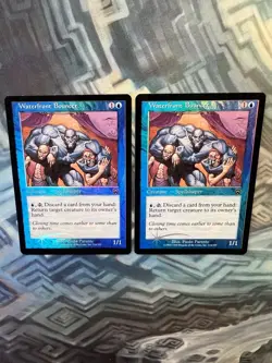 MTG 2X Foil Waterfront Bouncer EX/LP- Mercadian Masques - Image 3