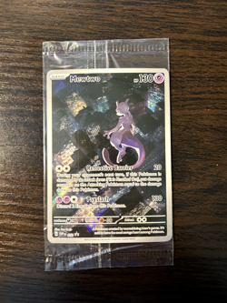 Mewtwo 052 Scarlet & Violet Black Star Promo Holo Sealed Pokemon Card Near Mint - Image 1