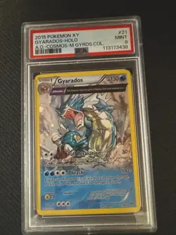 Pokemon Ancient Origins XY Cosmos Holo Rare Gyarados 21 21/98 SWIRL POP 73!! - Image 1