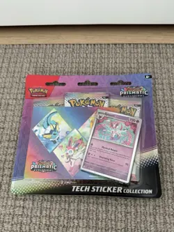 Pokemon Scarlet & Violet Prismatic Evolutions Tech Sticker Collection Sylveon - Image 1