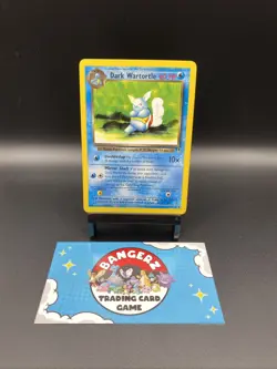 2002 Pokemon Legendary Dark Wartortle #39/110 Uncommon - Image 1