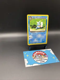 2002 Pokemon Legendary Dark Wartortle #39/110 Uncommon - Image 3