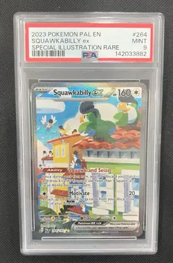 Squawkabilly ex 264/193 Paldea Evolved Pokemon PSA 9 MINT - Image 1