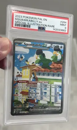 Squawkabilly ex 264/193 Paldea Evolved Pokemon PSA 9 MINT - Image 3