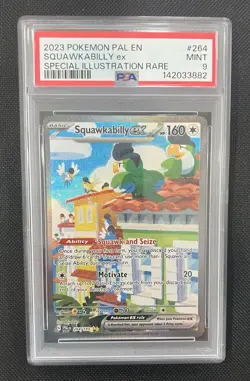 Squawkabilly ex 264/193 Paldea Evolved Pokemon PSA 9 MINT - Image 5