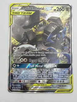Lucario & Melmetal GX SM192 - 2019 Tag Team Alt Art Promo Pokemon TCG - NM - Image 2