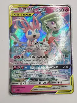 Gardevoir & Sylveon GX 130/214 - Unbroken Bonds Alternate Art Pokemon TCG - NM - Image 2
