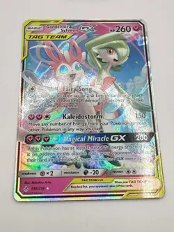 Gardevoir & Sylveon GX 130/214 - Unbroken Bonds Alternate Art Pokemon TCG - NM - Image 3