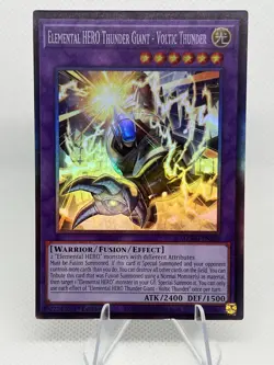 MZMU-EN029 Elemental HERO Thunder Giant - Voltic Thunder Collector's Rare YuGiOh - Image 1