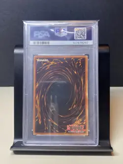 Yu-Gi-Oh! TCG Jinzo PSV-000 Unlimited Secret Rare PSA 6 (Reverse Foil Error) - Image 2