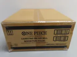 2025 One Piece English Carrying On His Will OP-13 Sealed Booster Box Case - Image 1