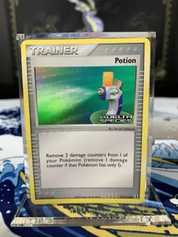 Pokemon Card Ex Delta Species Potion 101/113 2005 Reverse Stamped Holo - Image 1