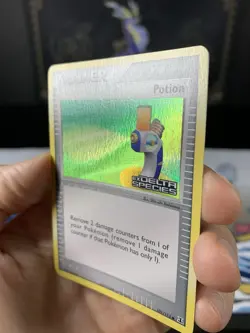 Pokemon Card Ex Delta Species Potion 101/113 2005 Reverse Stamped Holo - Image 2