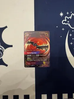 Spinning Axe 186/221 Riftbound Spiritforged TCG Epic Card English - MINT!!! - Image 1