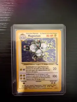 Pokemon Card: Magneton HOLO 11/62 Fossil Set Vintage Rare! LP/NM - Image 1