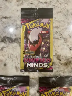 Pokemon Sun & Moon Unified Minds 3 Card Mini Booster 6 Packs - Image 2
